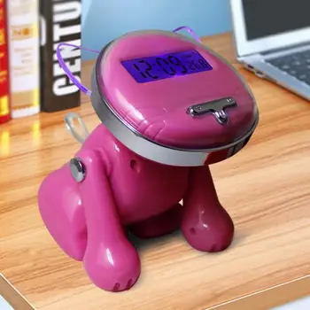 Led Ure Časa koledar Igrača robot pes Elektronski Alarm Otroci Budilka Budilka Digitalni Risanka Otrok Srčkan Ura Pokemon