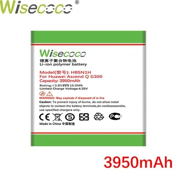 Wisecoco 3950mAh HB5N1 HB5N1H Baterija Za Huawei Vzpon G300 G305T C8812 U8815 U8818 T8828 Y220 Y310 U8825 T8830 G309T Y320 Y330