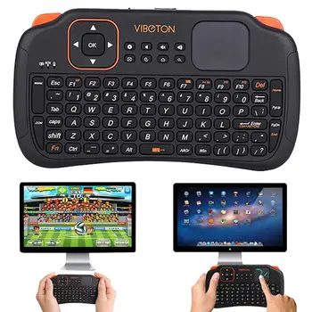 Brezžična 2.4 G Gaming Tipkovnica Zraka Z Miško Brezžična Tipkovnica, Sledilna ploščica Ročno Delo Za RAČUNALNIKOM Smart TV Daljinski upravljalnik Tablet PC