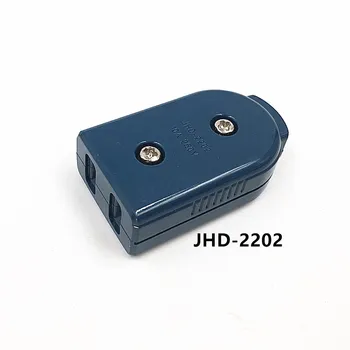 American Standard Dve ravno industrijske vtičnice JHD-2201 priključek za vtičnico JHD-2202 ženski čep /10A /250V 10pcs