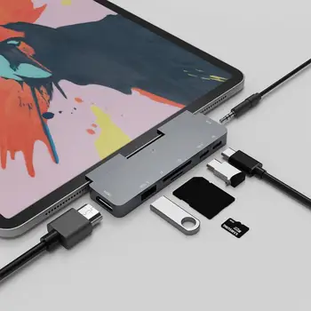 7 v 1 USB C Središče za iPad Pro 2019 2018 11