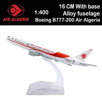16 1:400 Boeing B777-200 Model Air Alžirija Airlines Zlitine Navadnih Kovin Letalo Letalo Letalo Zaslon Odraslih Fantje Fant Zbirka