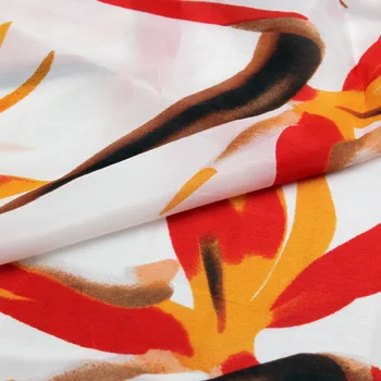 Moda tiskanja modela svila bombaž in umetna vlakna mešana tkanina 135 cm, širina 16momme debeline,SCT691