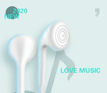 Hi-fi Stereo 3,5 Žične Slušalke z Mikrofon Nadzor Glasnosti Nepremočljiva Glasbe V uho Šport Slušalke Igralec Off White Čepkov K06