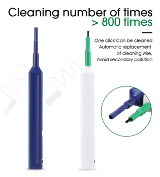 2PCS/veliko LC/SC/FC/ST En Klik Cleaner je Orodje 1.25 mm 2,5 mm svjetlovodni Čiščenje Pero