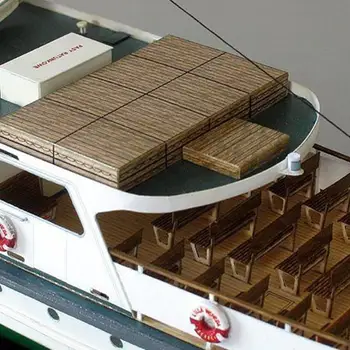 DIY Papir Model 1:100 poljski Obali Trajekt Ladje, Zbrati Papercraft 3D Puzzle Igra Izobraževanja Igrača 40 cm poljski Obali Trajektom