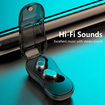 TWS Prenosni Bluetooth 5.0 Brezžične Stereo Sport Slušalke za iOS/Android Telefon Brezžične Hi-fi Zvok Prenosne Brezžične Slušalke