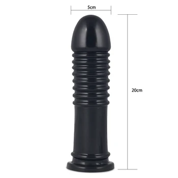 8.8 cm Dolg Analni Vibrator Big Plug Rit Ženski Masturbator Seks Velik Kurac Spolne Igrače za Odrasle