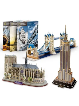 Klasična 3D Sestavljanke Mesto v Španiji Rim, Barcelona Katedrala Sagrada Familia Puzzle Opeke Igrače obsega Slog Modeli Sprejemnikov Svetu Stavbe