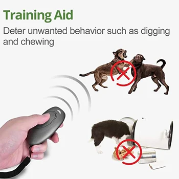 Novo Ultrazvočno Pes Usposabljanja Repeller Nadzor Trener Naprava 3 v 1, Anti-skorja Stop Lubje za Odvračanje Psi Pet Napravi za Usposabljanje