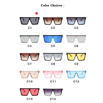 LEONLION Moda Prevelik Multicolor Gradient sončna Očala Ženske 2021 Luksuzne blagovne Znamke Oblikovalec Prostem Plaži, Dame UV400 sončna Očala