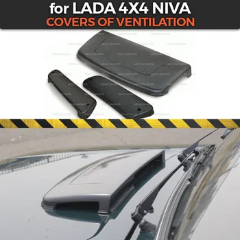 Zajema prezračevanja za Lada Field 4x4 1 set / 3 kos ABS plastike na kapuco in strani stojala za funkcijo avto styling dodatki