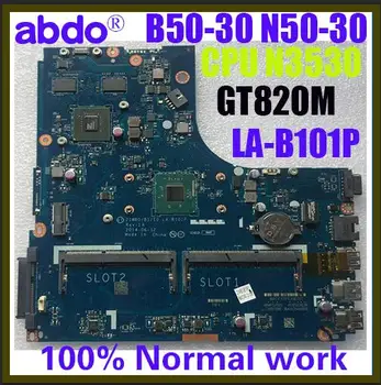ZIWB0/B1/E0 LA-B101P je primerna za Lenovo B50-30 notebook motherboard CPU N3530 GT820M (s čitalcem prstnih) test delo