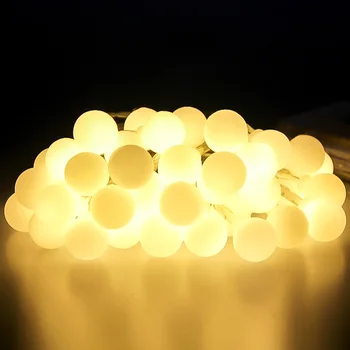 5m 50Leds LED Žogo za Niz Luči Božič Luči na Prostem Garland Vila Lučka 8 Načini za Poroko/Stranka/Počitnice/Vrtni Okras