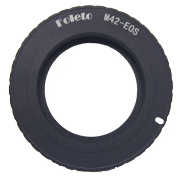 Foleto10pcs/veliko črno AF Potrditev Nastavek Za M42 Objektivi za Canon EOS EF Fotoaparat EOS 5D / EOS 5D Mark II / EOS 7D