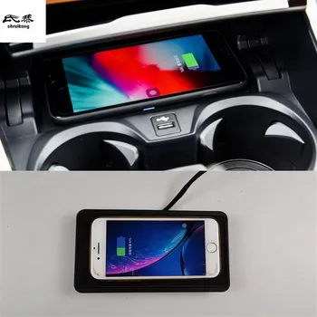 10W QI brezžično polnjenje telefona polnilnik hitro polnjenje ploščo plošča držalo za telefon Za 2019 2020 BMW G20 325 330