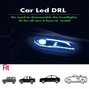 Avtomobilska dodatna Oprema Najnovejši Magic Color LED Dnevnih Luči Auto Teče Vključite Signal Vodnik Trakovi Smerniki Skupščine 12V