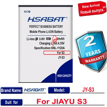 HSABAT Najnovejši 4000 mah kapacitete JY S3 JY-S3 baterija za JIAYU S3 Baterije