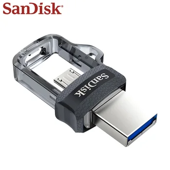 Original SanDisk DD3 Izjemno Visoke Hitrosti 150MB/S Dual OTG USB Flash Disk 64GB 128GB 32GB Pero Pogon USB 3.0 PenDrive U Disk
