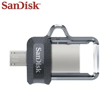 Original SanDisk DD3 Izjemno Visoke Hitrosti 150MB/S Dual OTG USB Flash Disk 64GB 128GB 32GB Pero Pogon USB 3.0 PenDrive U Disk