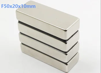 12pcs 50x20x10 50x25x10mm Neodymium Magnetom Blok N50 Stalno Super Močan Močan Majhne Magnetne Magneti Kvadrat