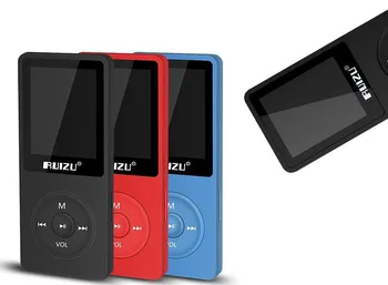 Prvotne RUIZU X02 MP3 Predvajalnik Z 1,8-Palčni Zaslon Lahko Igrate 100 ur, 8gb S FM,E-Knjige,Ure,Podatki