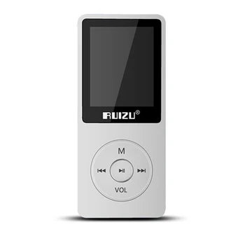 Prvotne RUIZU X02 MP3 Predvajalnik Z 1,8-Palčni Zaslon Lahko Igrate 100 ur, 8gb S FM,E-Knjige,Ure,Podatki