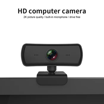 2K USB Računalnik Webcam Polni 1080P HD Webcam Kamero Digital Web Cam Z Micphone Za Prenosni računalnik Namizni RAČUNALNIK Tablični Vrtljiva Kamera