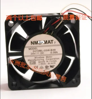 Za NMB-MAT 2410ML-05W-B39 B00 DC 24V 0.08 A 60x60x25mm Strežnik Hladilni Ventilator