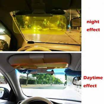 Avto sončnega HD Avto Anti-Glare Anti-uv Bleščečih Buljiti Dan Night Vision Vožnje Ogledalo UV-Krat Flip Navzdol HD Jasen Pogled Vizir