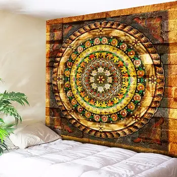 Vintage Cvetlični Bohemian Mandala Tapiserija Steni Visi Indijski Boho Umetnosti Tkanine Krpo Mandala Tapiserije 130cmx150cm 150cmx200cm