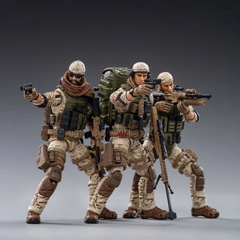 JOYTOY 1/18 Anime Številke 10.5 cm ameriške Vojske Prvi SFOD-D Delta Force Vojak (3PCS/Set) Klasični Model Igrače Zbiranje