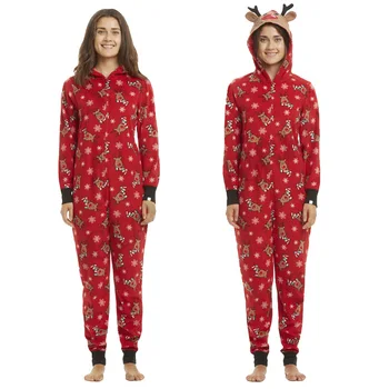 Novo Leto je Družina se Ujemanje Božičnih Pižamo Določa Mama in Oče Otroka, Otrok Oblačila Tiskanje Družino Obleke Sleepwear More 4 Slogi