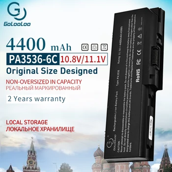 Golooloo 4400mAh Baterija za toshiba Equium L350D P200 Satellite Pro L350 L355 L350D L355D P200 P200D P205 P205D P300 P300D