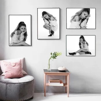 Ariana Grande Portreti Fotografije Plakatov in Fotografij Wall art Dekorativna Slika, Platno, Slikarsko Za Dnevni Sobi Doma Dekor brez okvirja