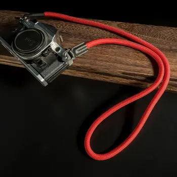 100cm Fotoaparat Ramenski Trak Ročno Najlon Plezalna Vrv, Vrvica za opaljivanje tega Pasu Za Mirrorless Digitalni Fotoaparati