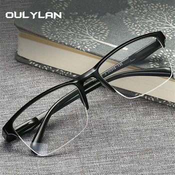 Oulylan Retro Obravnavi Očala Moški Ženske Ultralahkih Anti-utrujenost Daljnovidnost Očala na Recept Dioptrije +1.0 1.5 2.0 4.0