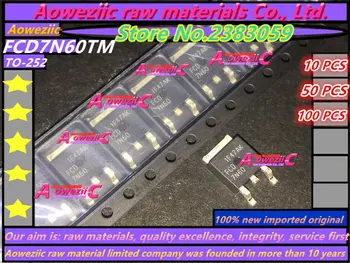 Aoweziic novih, uvoženih original FCD7N60TM 7N60 FCD7N60 ZA-252 N kanalni MOSFET 7A 600V
