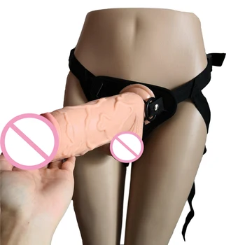 AMABOOM 26*7 cm super debel velik dildo realne velik penis sesalni strapon dildo trak na penis hlače pas dick seks igrače