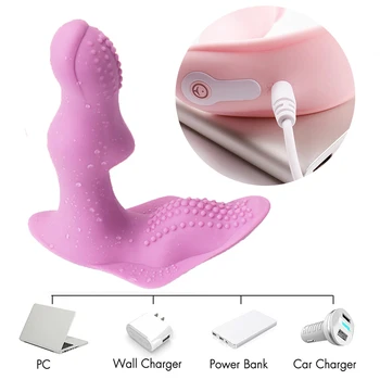G Spot Nosljivi Hlačne Vibrator za Ženske nekaj Masturbacija Vagine, Klitoris Spodbujanje dildo, vibrator za Odrasle sex igrače za ženske