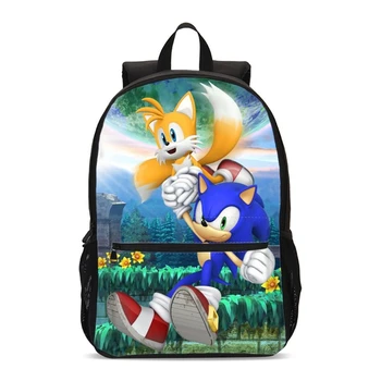 Novi Sonic Hedgehog Šolski Nahrbtnik Za Najstnike Fantje Risanka Shadow Tiskanja Šolske Torbe Otroci Šolsko Otrok Laptop Mochila