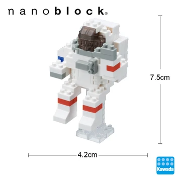 Nanoblock Astronavt Mini Zbirka Serije Nbc-198 Sestavljanje Vstavljanje gradniki Otroke, Izobraževalne Igrače, Darila 120pcs