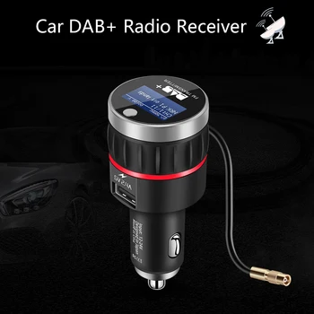 Univerzalni Avto DAB Plus Radio Sprejemnik Sprejemnik z UKV-Oddajnik Pretvornik Plug-and-Play Adapter USB Del Za iPhone