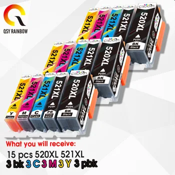 4pcs Kartuš ZGO 520 CLI 521 za Canon PIXMA iP3600 4700 4600 MP 540 550 560 620 640 630 980 MX860 Tiskalnik čip