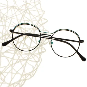 Kitajska trgovina optični okvir najnovejši kovinski eyeglass okvirji za moški ženske kratkovidnost očala