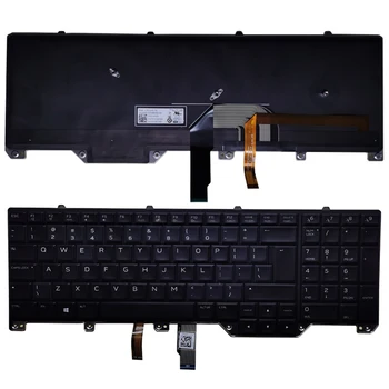 NOV VMESNIK s tipkovnico za DELL Alienware M17 17 R4 R5 laptop Tipkovnici Osvetljene 0ND5TJ PK1326T1B01