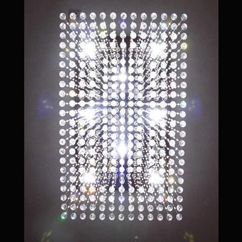 Nova zasnova podometno montažo kristalni lestenec LED lučka lustre dnevna soba crystal light napeljave