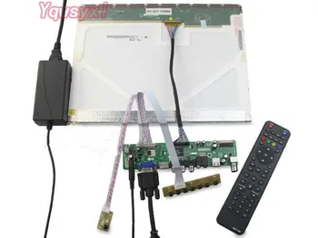 Yqwsyxl Komplet za B156XW01 V. 0 V0 TV+HDMI+VGA+AV+USB LCD LED zaslon Gonilnik Krmilnika Odbor