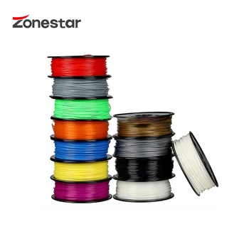 ZONESTAR 1.75 mm ABS 1 KG Barvno 3D Tiskalnik, ki z Žarilno Vakuumsko Pakiranje Tujini Skladišča Različnih Barvah