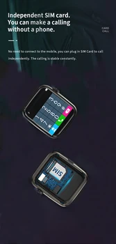 2020 Najnovejši C500 Pametno Gledati Serije 5 Moški Ženske Smartwatch Podporo kartice Sim prek povezave Bluetooth Klic TF Kartico, Predvajanje Glasbe Za Android in IOS Telefon